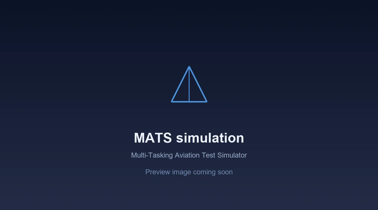 Placeholder for the MATS simulation preview, image coming soon